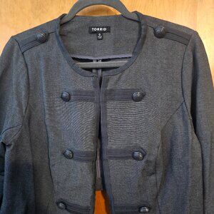 Torrid cropped size large military jacket